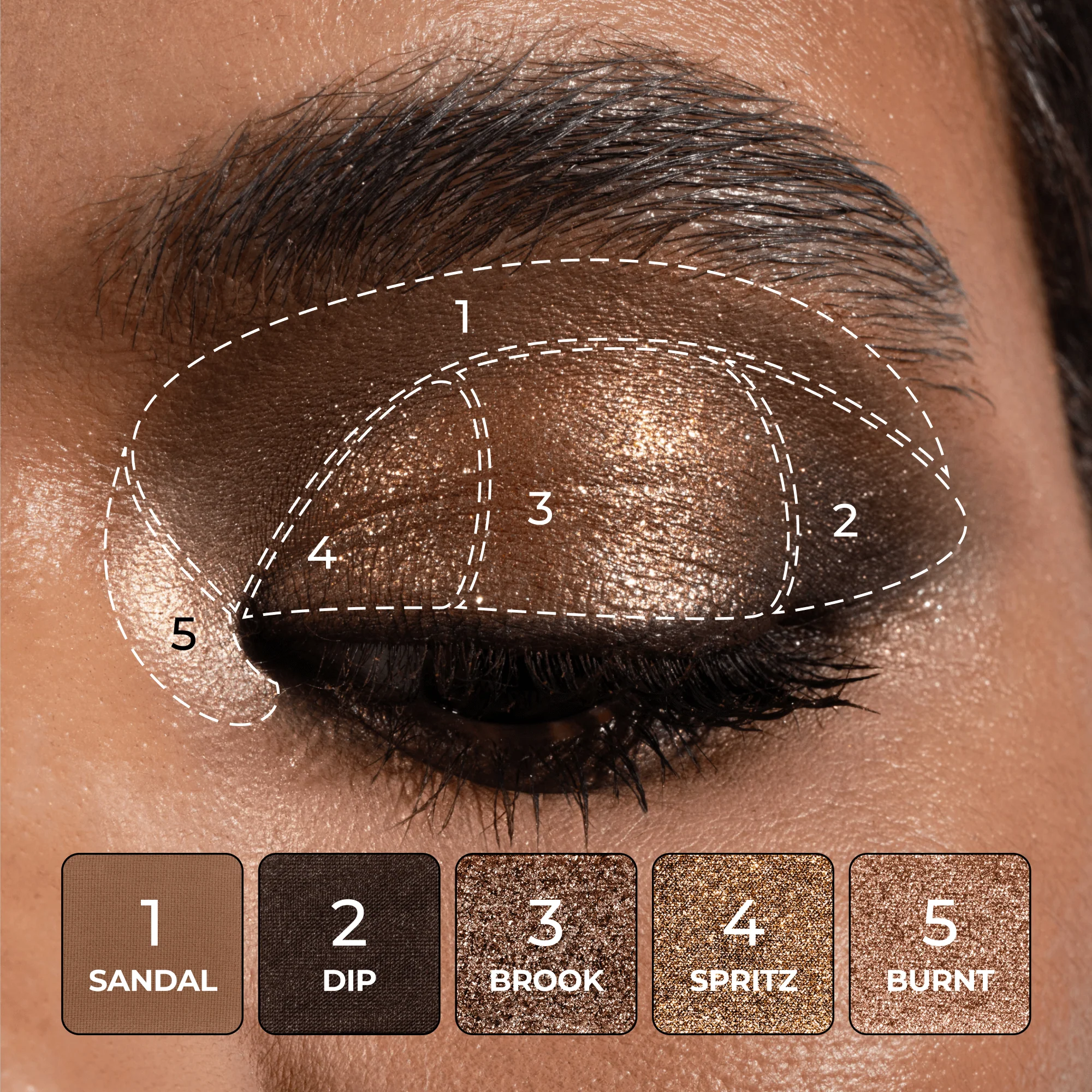 TAN EYESHADOW PALETTE - Image 6